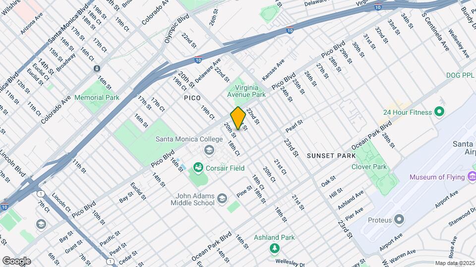 2207 20th St Map and Location Details