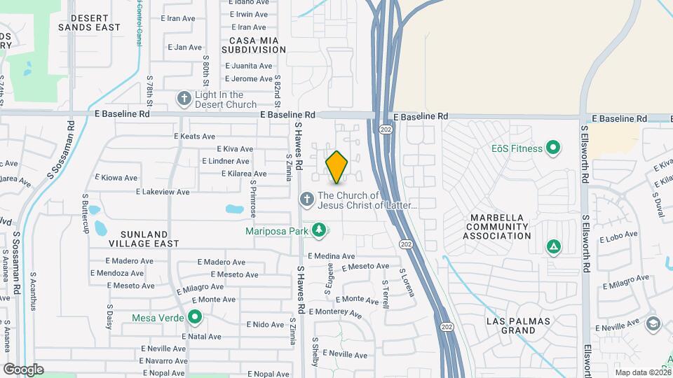 8502 E Kiowa Ave Map and Location Details