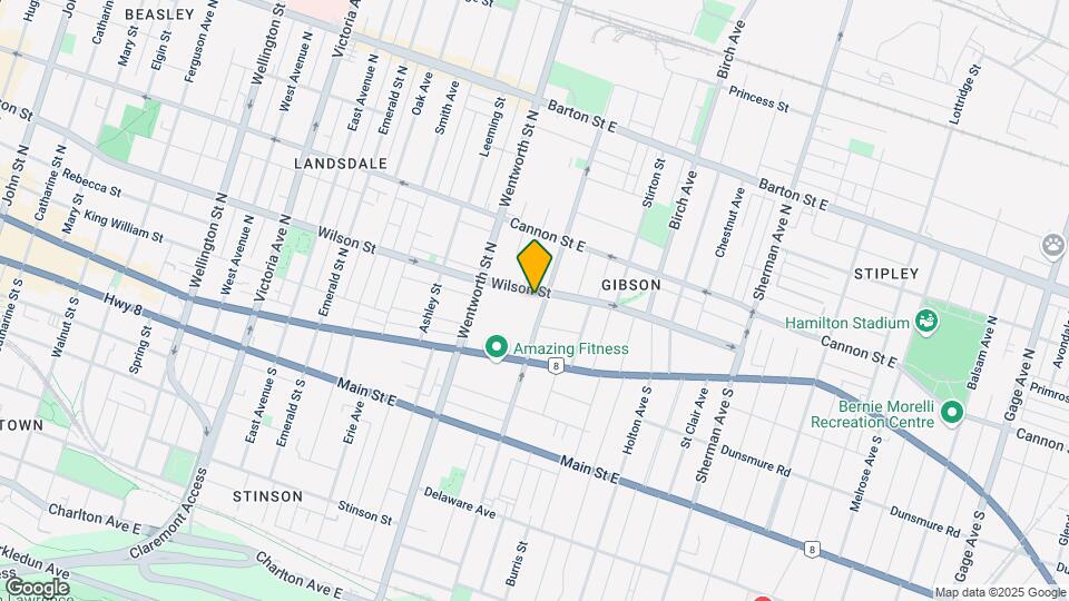 538 Wilson St Map and Location Details