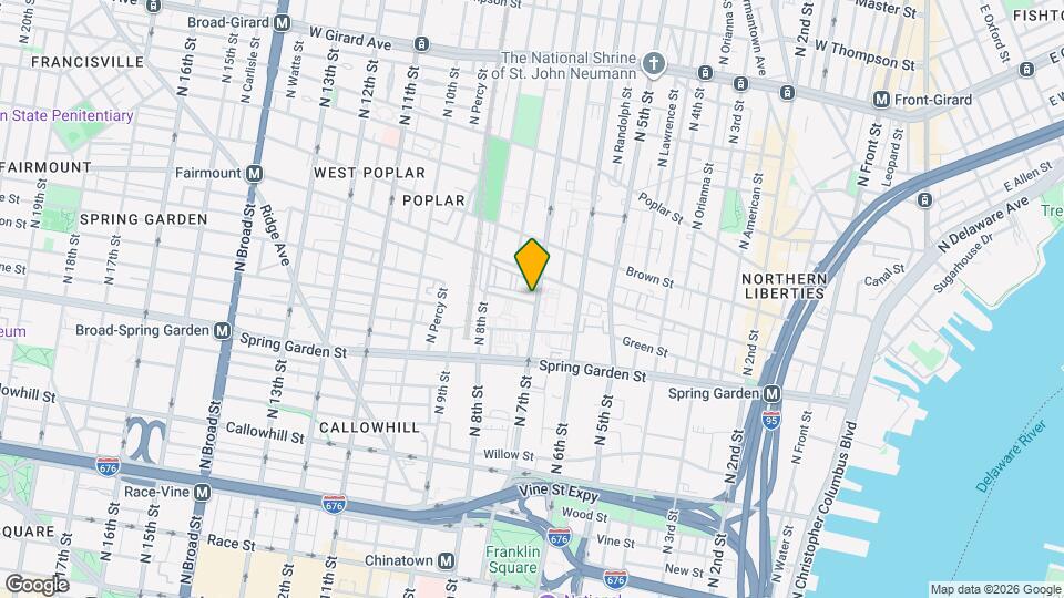 705 Wallace St Map and Location Details