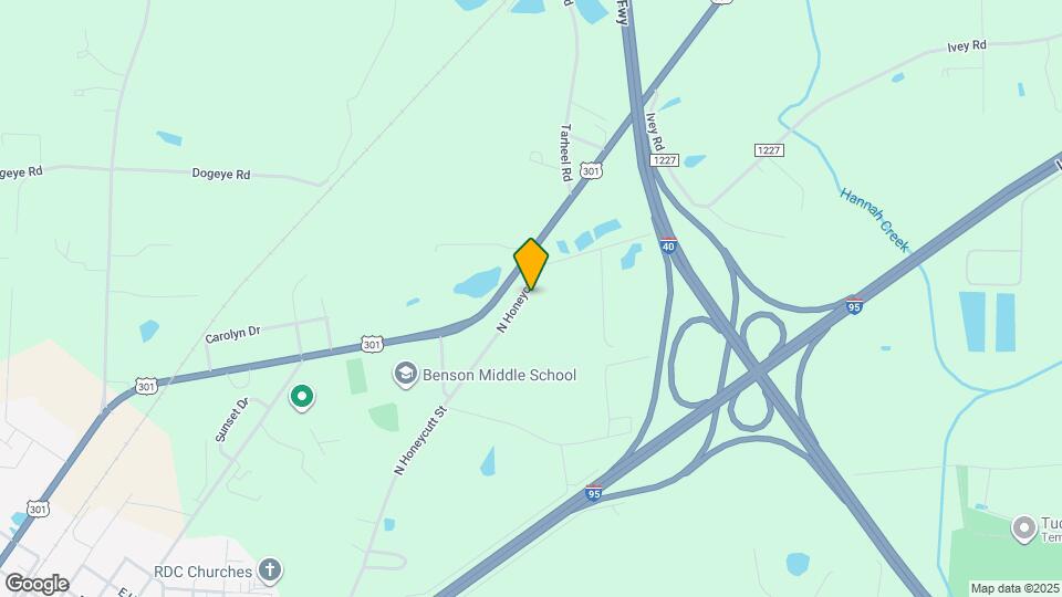 1580 N Honeycutt St Mapa y Detalles de la Ubicación