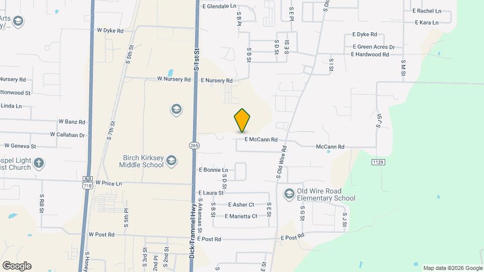 409 E McCann Rd Map and Location Details