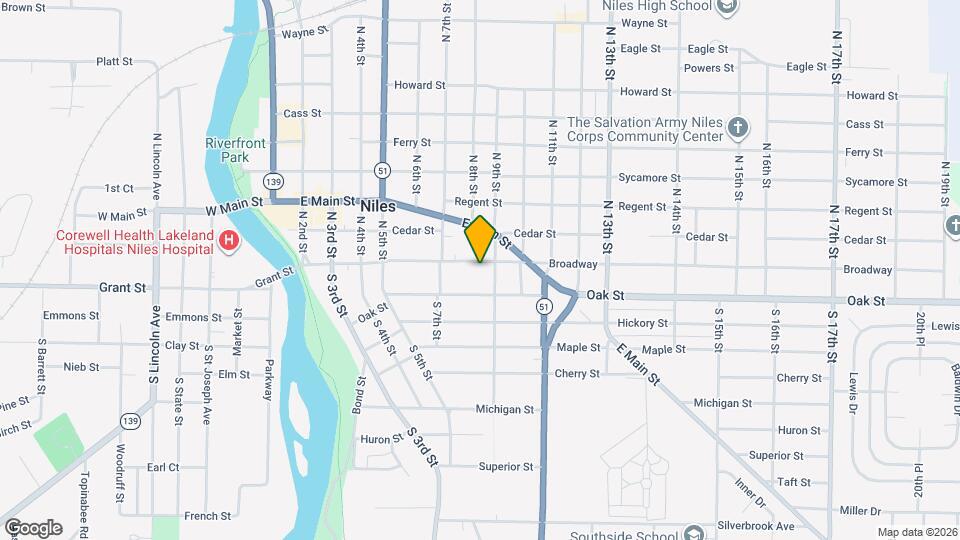 742 Broadway Map and Location Details