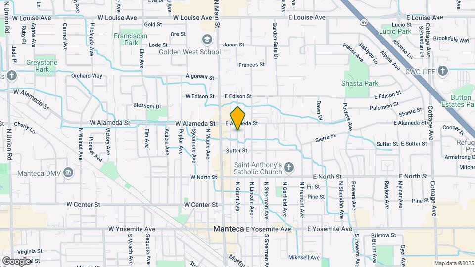 525 N Grant Ave Mapa y Detalles de la Ubicación