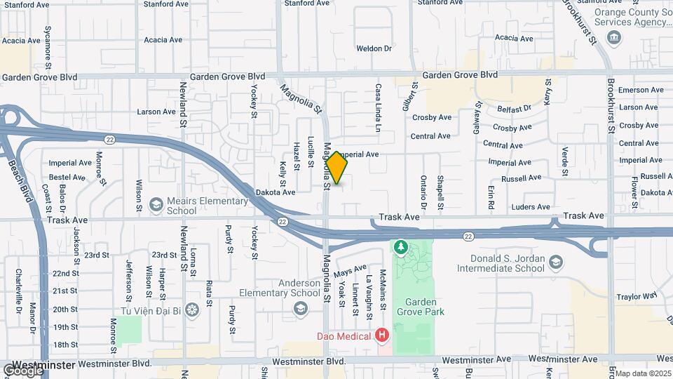 13392 Magnolia St Mapa y Detalles de la Ubicación