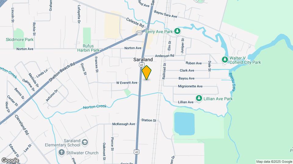 132 Saraland Blvd S Map and Location Details