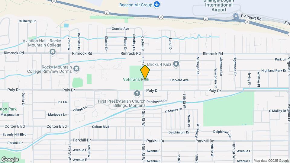 1246 Harvard Ave Map and Location Details