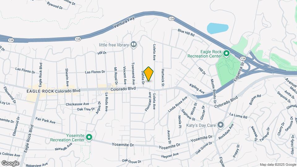 1525 Colorado Blvd Map and Location Details