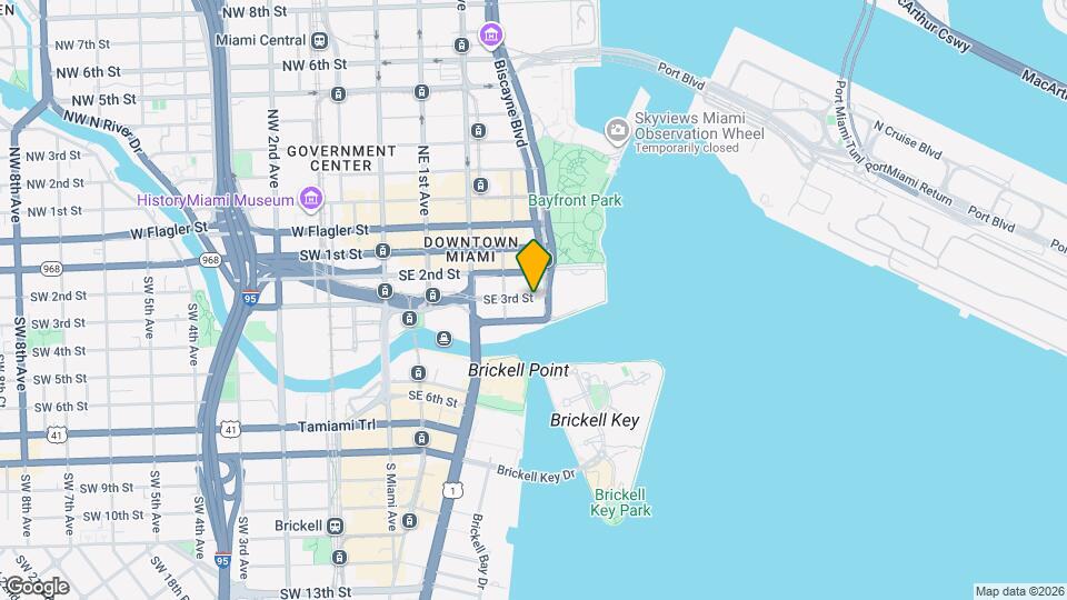 340 SE 3rd St-Unit -1811 Map and Location Details