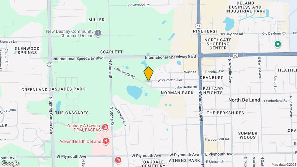 401 Lake Gertie Rd Map and Location Details