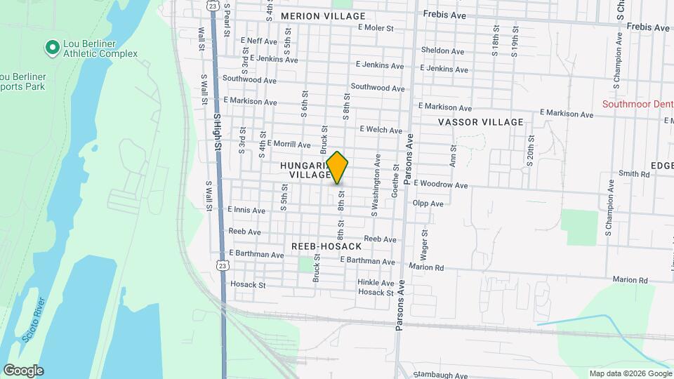 1745 S 8th St Map and Location Details