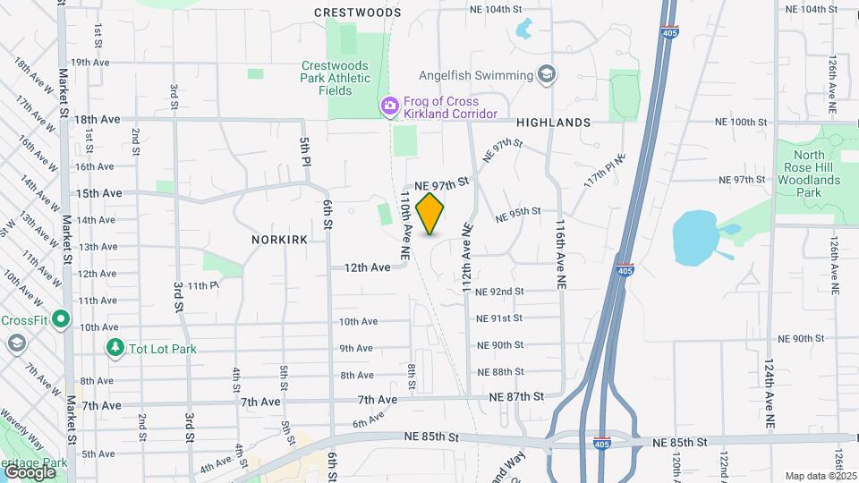 9425 110th Pl NE Map and Location Details