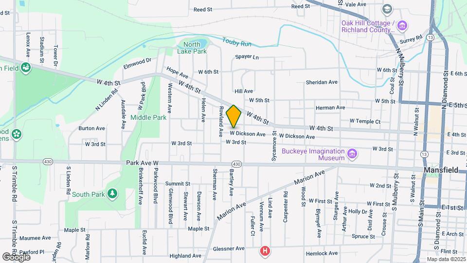 460 W Dickson Ave Map and Location Details