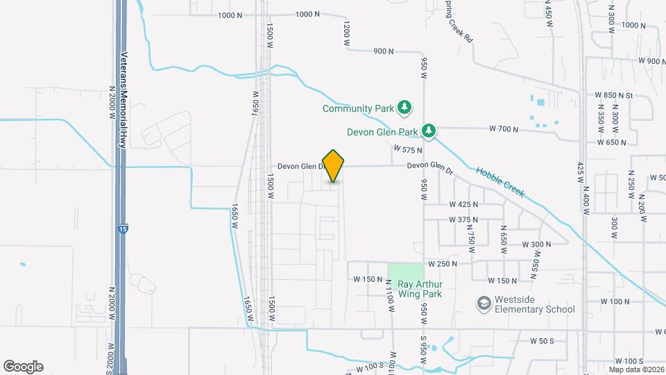 451 N 1200 W Map and Location Details