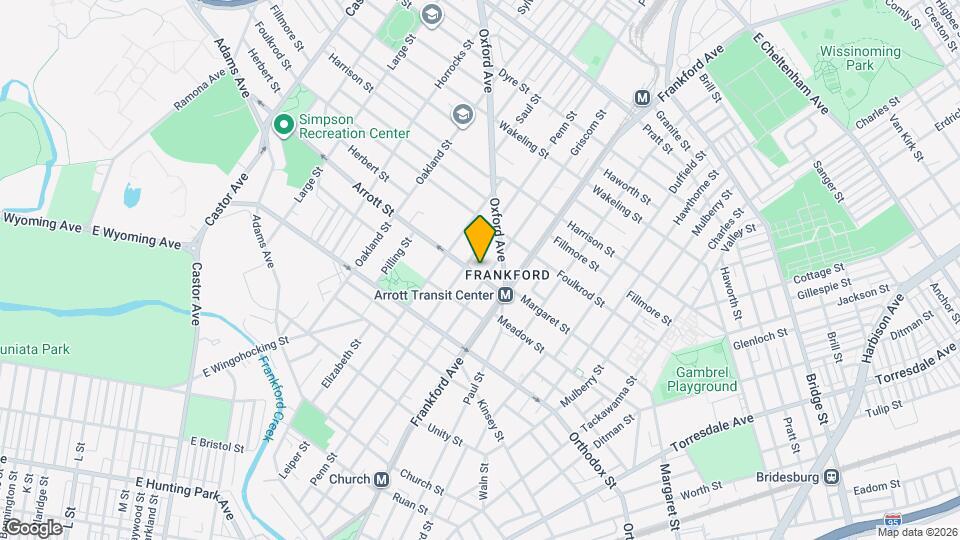 1515 Arrott St, Unit B Map and Location Details