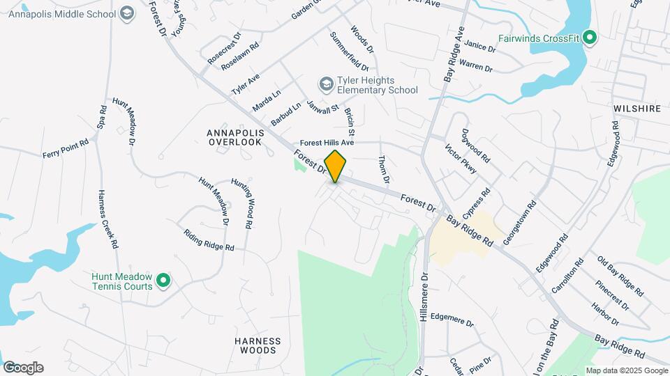 733 Annapolis Neck Rd Mapa y Detalles de la Ubicación