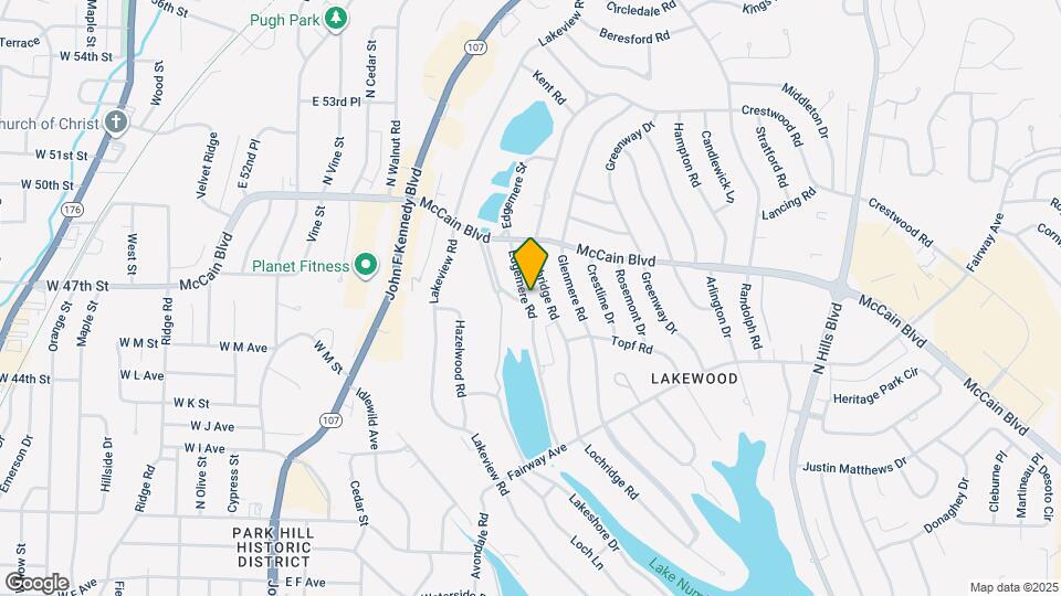 4542 Edgemere Rd Map and Location Details