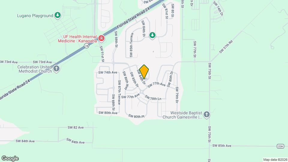 7595 SW 84th Dr Map and Location Details