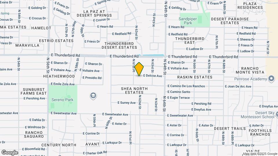 6149 E Delcoa Ave Map and Location Details