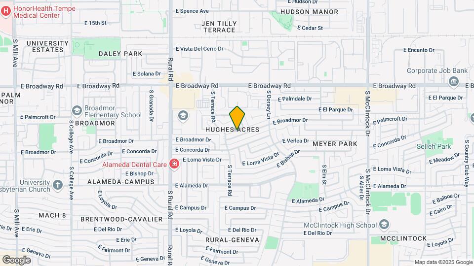 1128 E Broadmor Dr Map and Location Details
