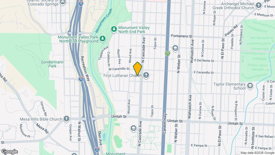 1516 N Cascade Ave, Unit 9 Mapa y Detalles de la Ubicación