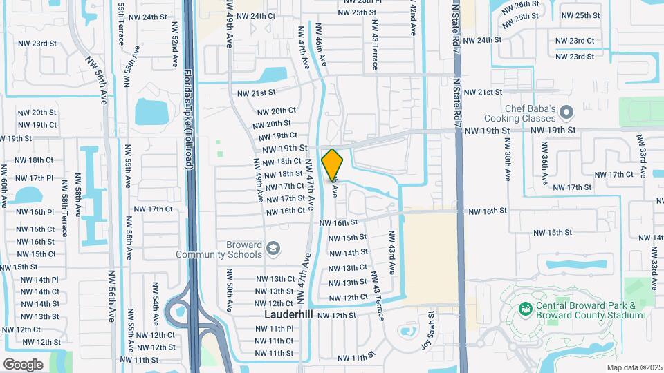 1711 NW 46th Ave Map and Location Details
