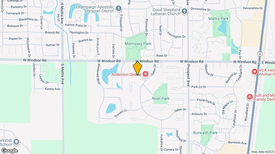 1127 Lancaster Dr Map and Location Details