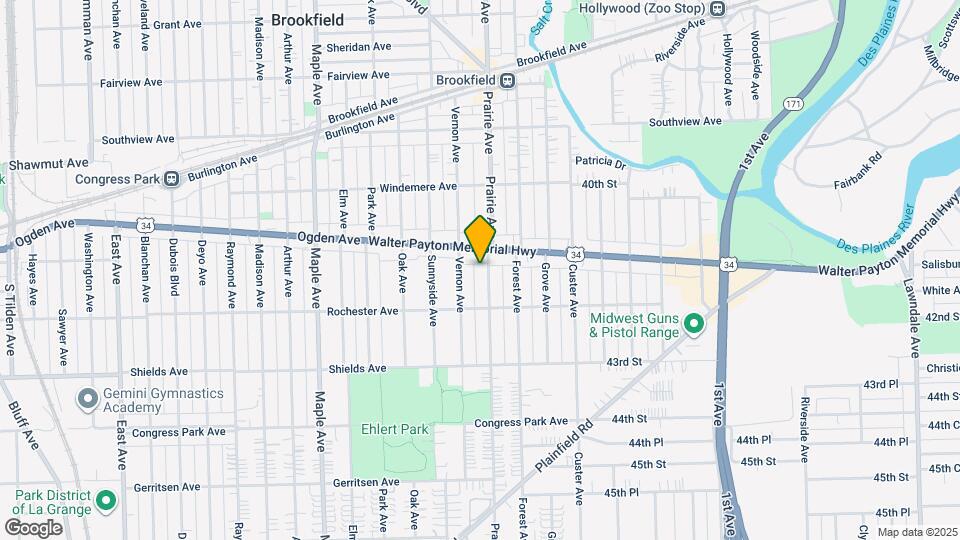 4118 Prairie Ave Map and Location Details