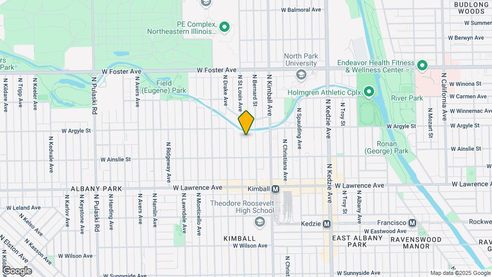 4937 N St Louis Ave Map and Location Details