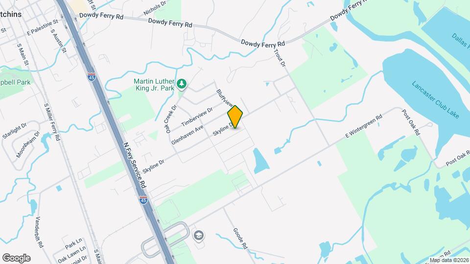 1141 Crestview Dr Mapa y Detalles de la Ubicación