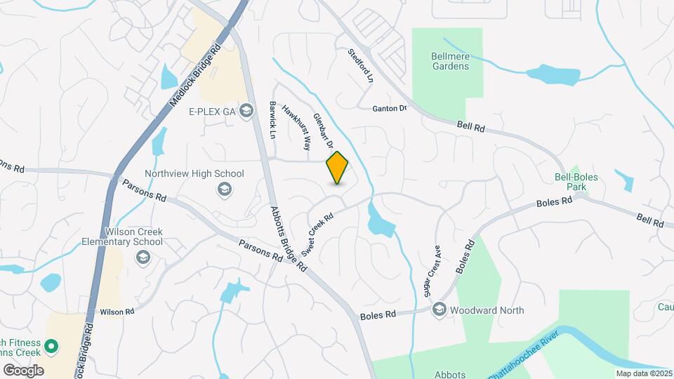 10615 Honey Brook Cir Map and Location Details