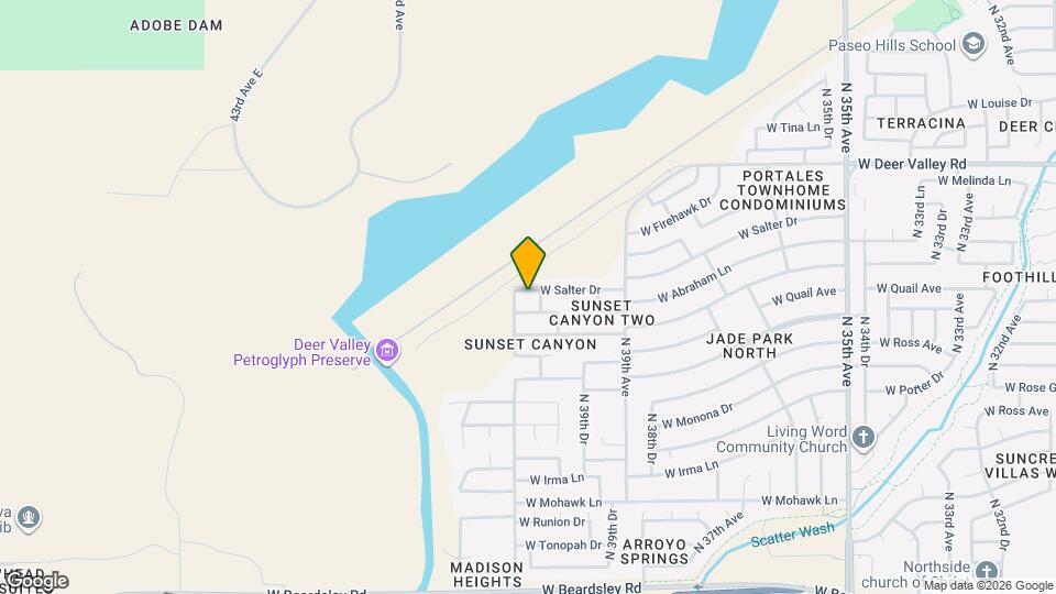 4039 W Salter Dr Map and Location Details