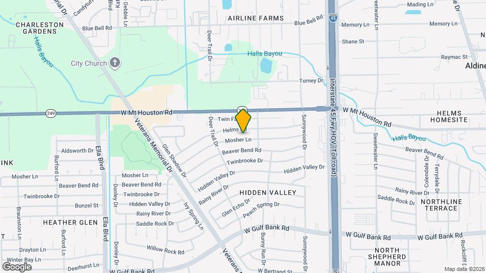 1102 Mosher Ln Map and Location Details