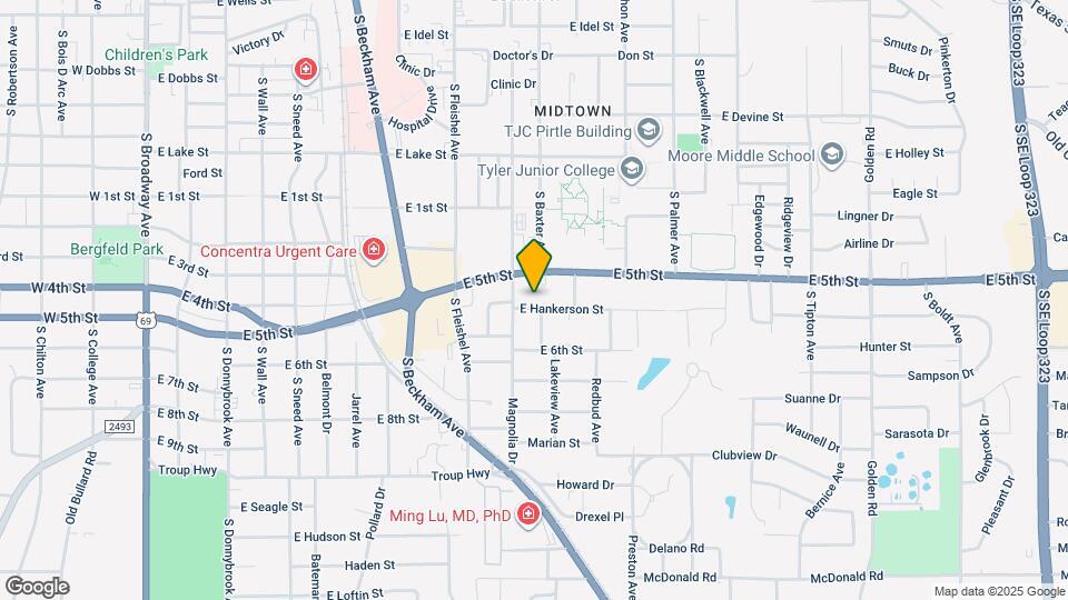 1300 E Hankerson St Map and Location Details