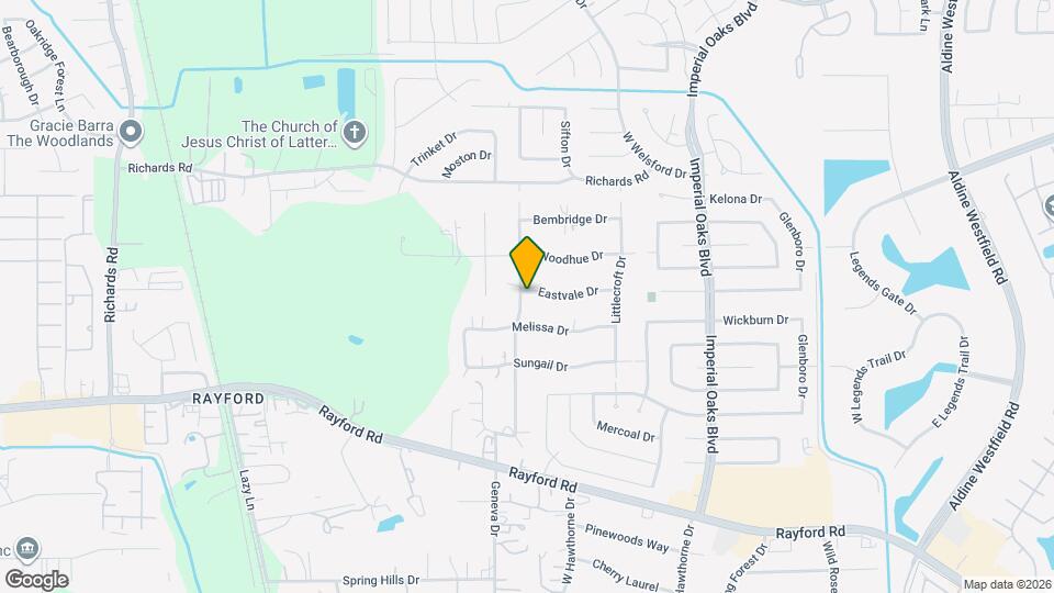 1602 Eastvale Dr Mapa y Detalles de la Ubicación