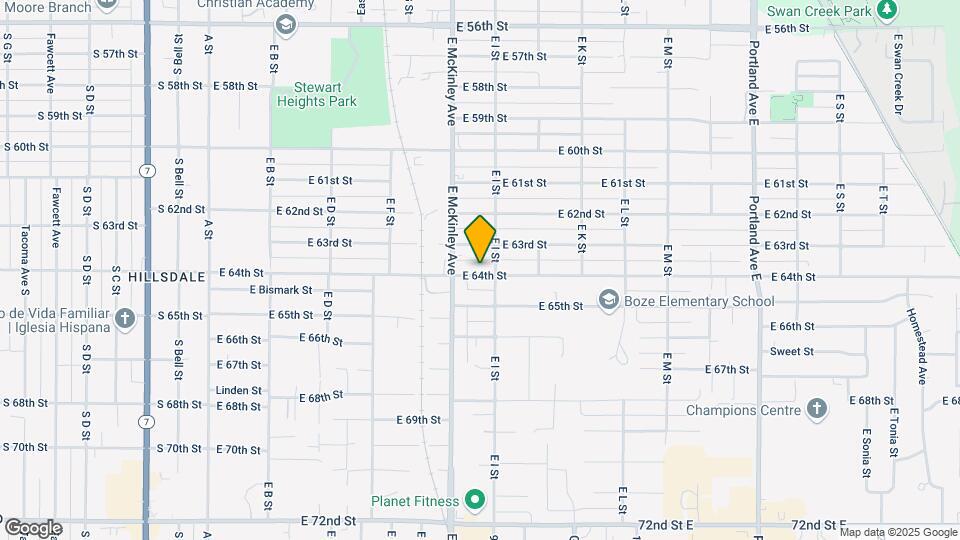823 E 64th St Mapa y Detalles de la Ubicación