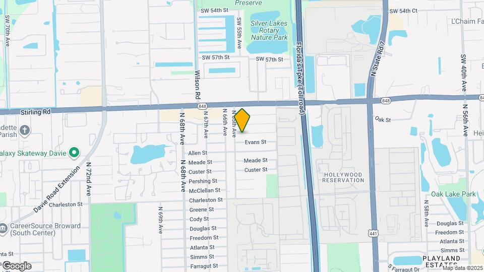 6450 Perry St Map and Location Details