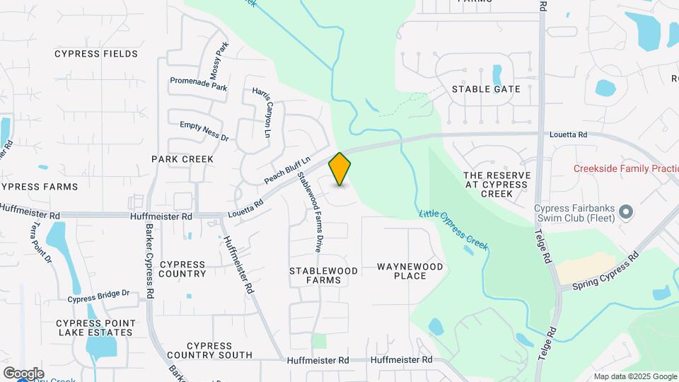 15911 Arapaho Bend Ln Map and Location Details
