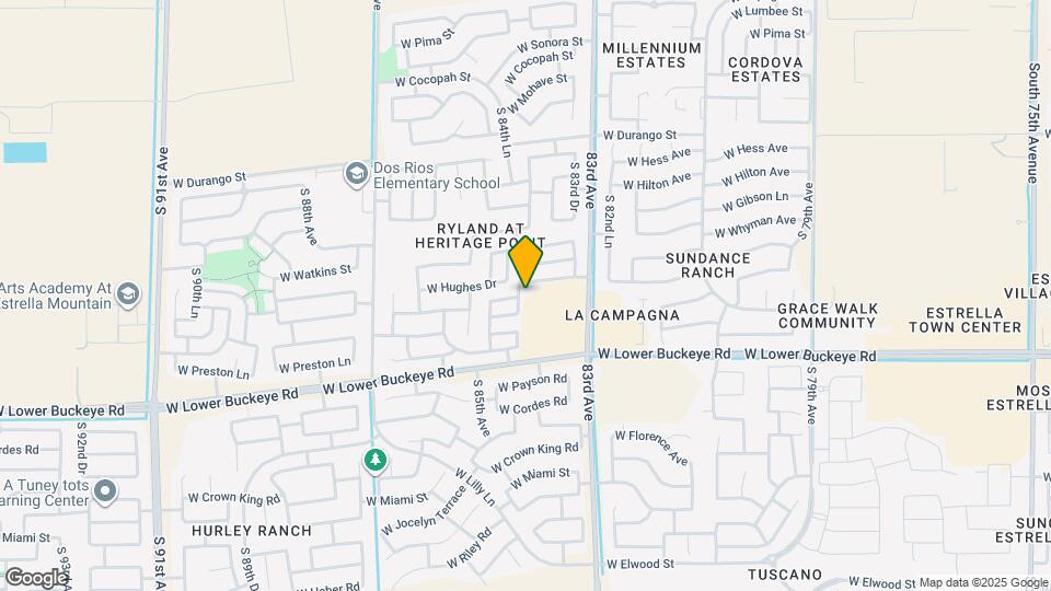 2605 S Devonna Ln Mapa y Detalles de la Ubicación