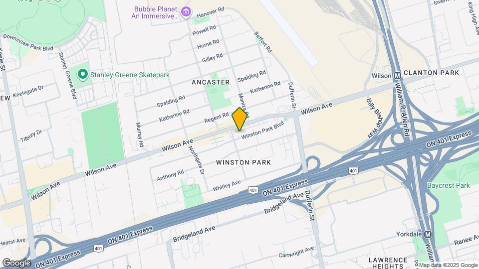 42 Winston Park Blvd Map and Location Details