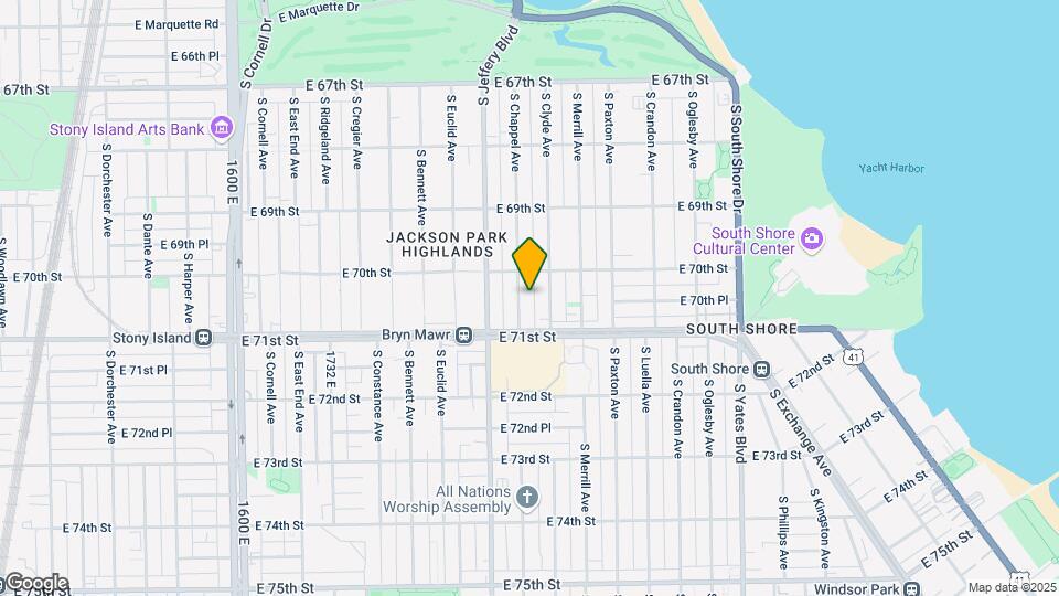 7025 S Chappel Ave Map and Location Details