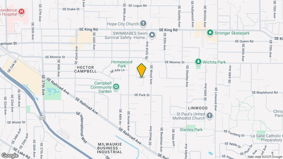 11109 SE 52nd Ave Map and Location Details