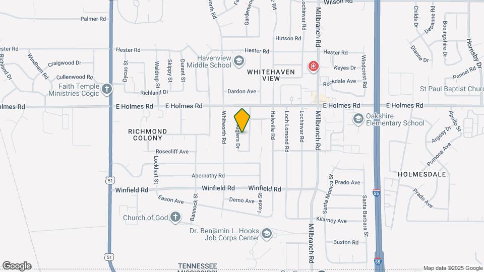 5270 Algiers Dr Map and Location Details