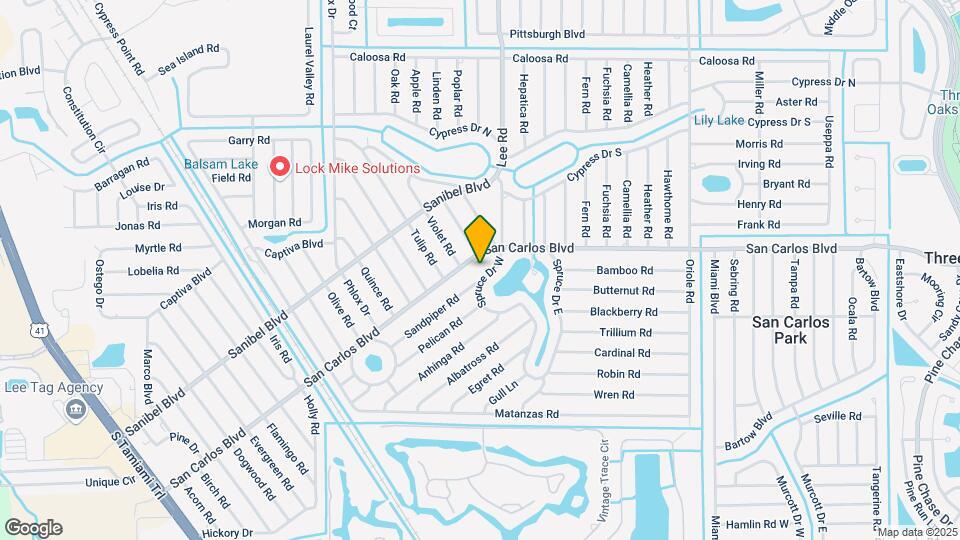 18552 Spruce Dr W Map and Location Details