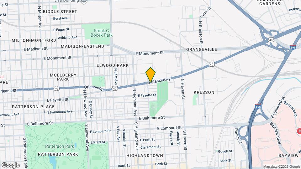 3611 Pulaski Hwy Mapa y Detalles de la Ubicación