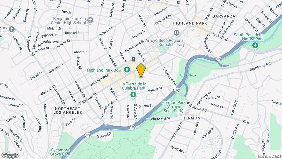140 S Avenue 58 Map and Location Details