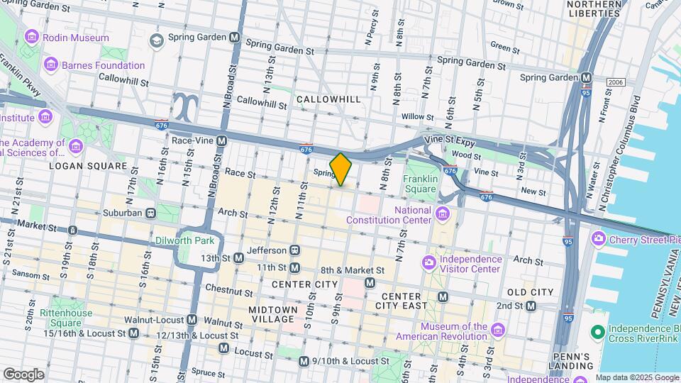 928 Race St, Unit 4A Map and Location Details