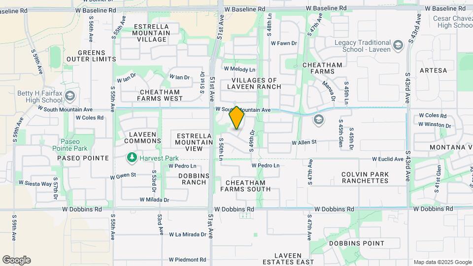 8528 S 49th Ln Map and Location Details