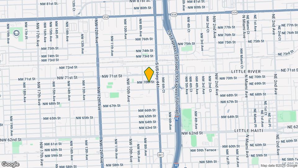754 NW 70th St Map and Location Details