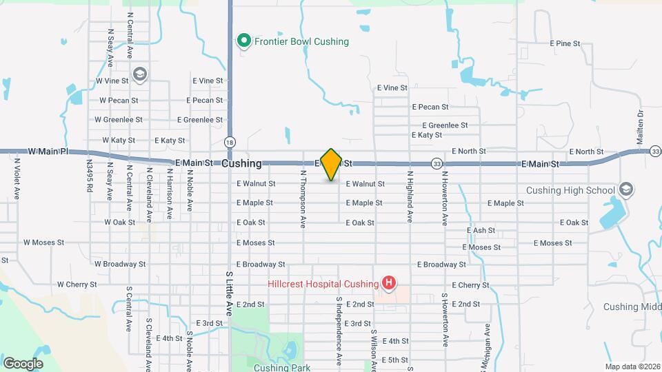 835 E Walnut St Map and Location Details